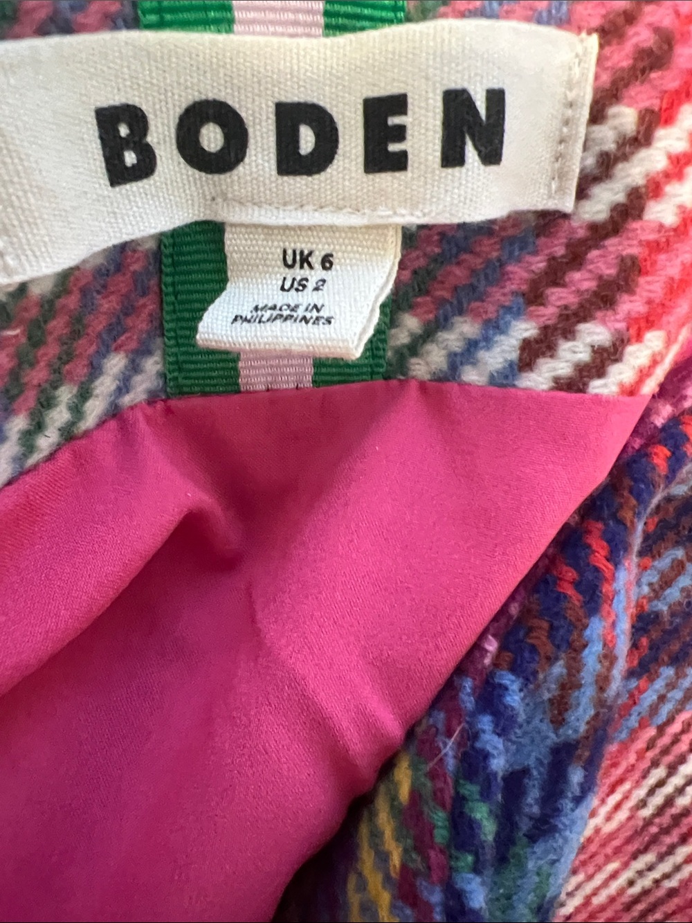 Boden Wool A Line Skirt - Picture 3 of 5